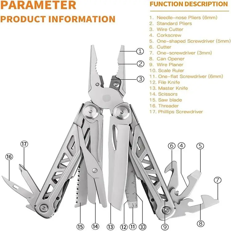 17 in 1 multifunctional pliers - Raydexlights