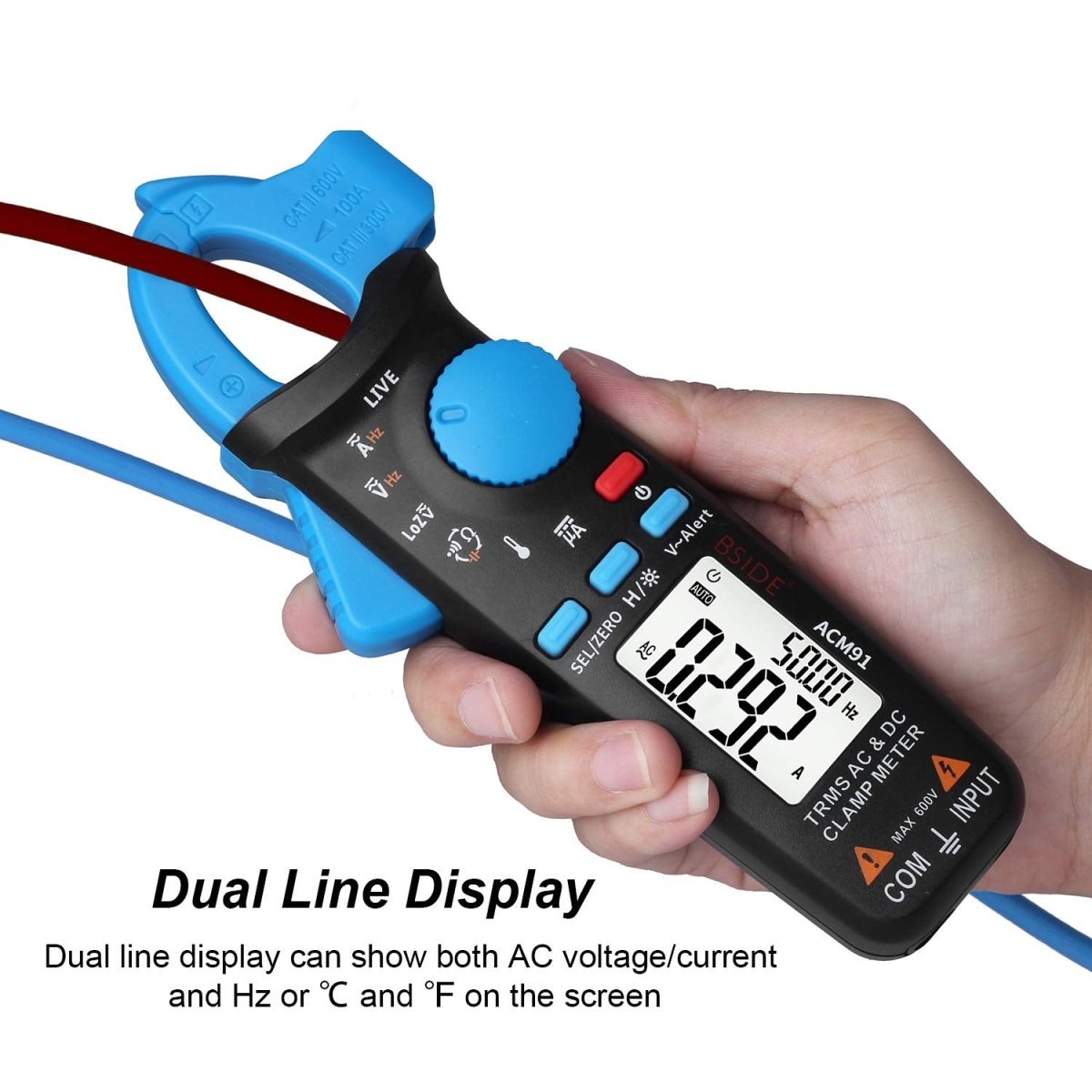 1mA AC/DC AMP Clamp Meter - Raydexlights