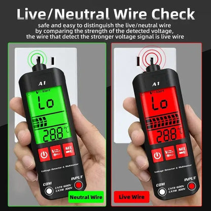 A1 Fully Automatic Anti-Burn Intelligent Digital Multimeter - Raydexlights