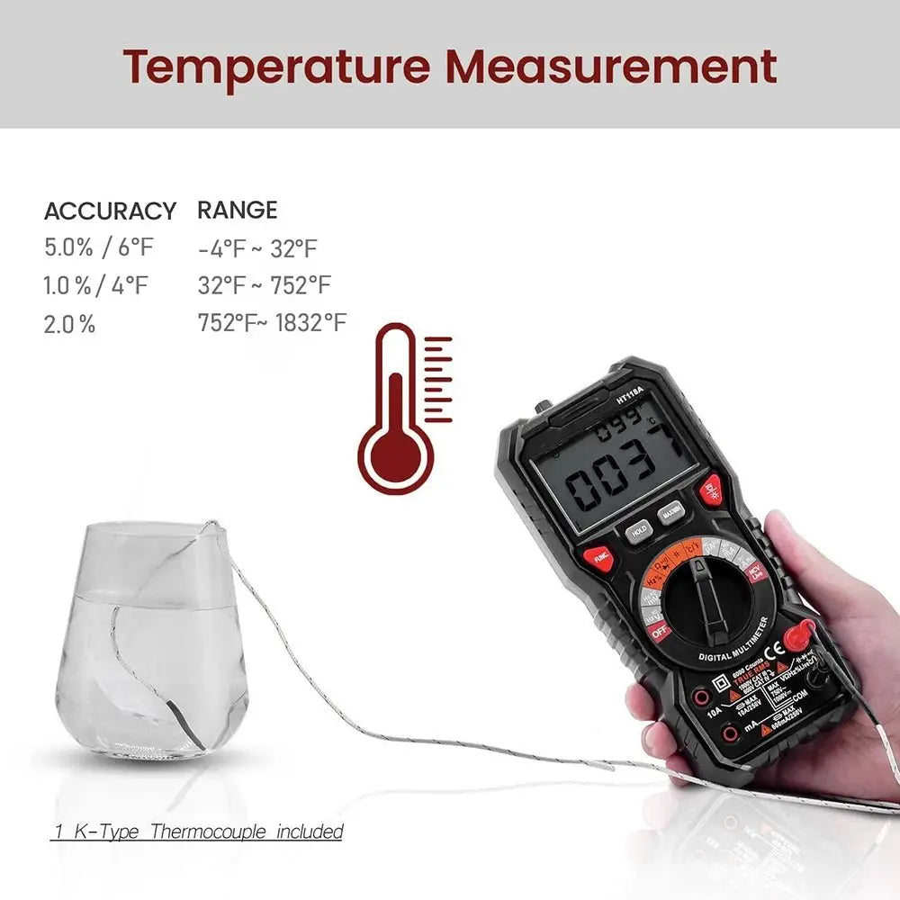 HT118A Digital Multimeter - Raydexlights