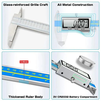 Precision Digital Caliper Measuring Tool - Raydexlights