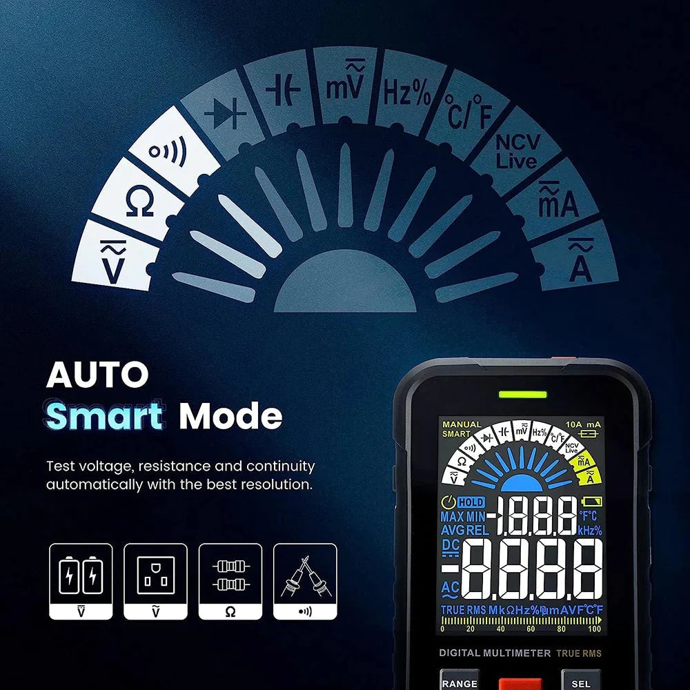 RD116 Smart Digital Multimeter - Raydexlights